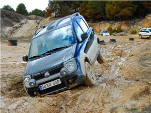 Fiat Panda 4x4: Prueba en circuito 4x4