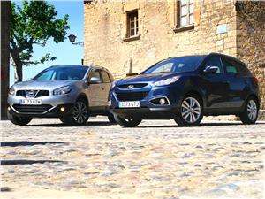 Hyundai ix35 2.0 CRDi vs. Nissan Qashqai 2.0 dCi