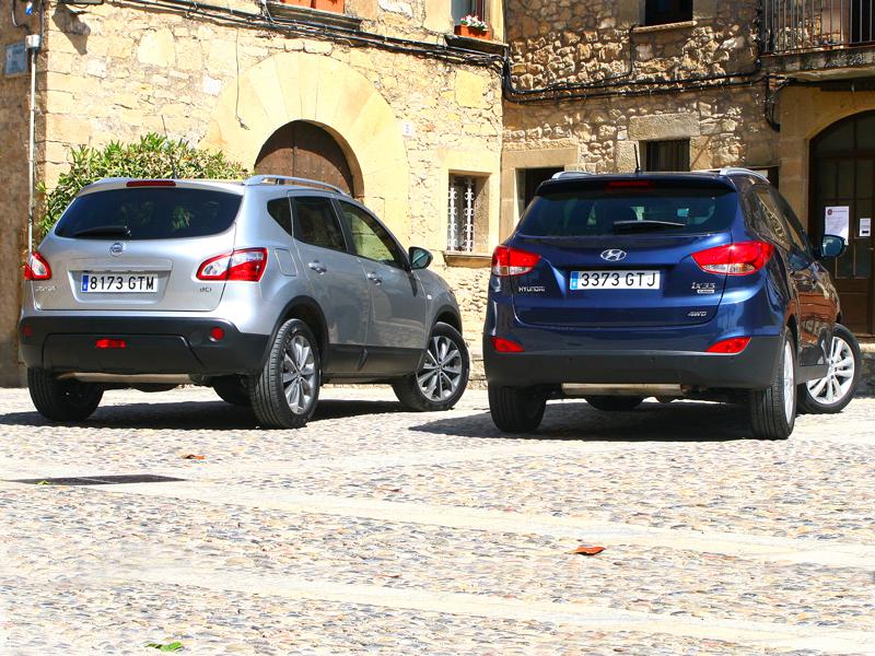 Nissan qashqai vs hyundai tucson ix35 #6