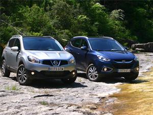 Hyundai ix35 vs. Nissan Qashqai: La alternativa de moda