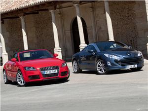 Peugeot RCZ 1.6 THP contra Audi TT 1.8 TFSI