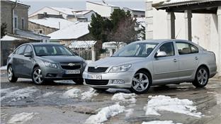Chevrolet Cruze 2.0 VCDi vs Skoda Octavia TDI