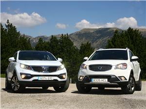 Kia Sportage 2.0 CRDI vs. SsangYong Korando D20T