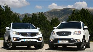 Kia Sportage 2.0 CRDI vs. SsangYong Korando D20T