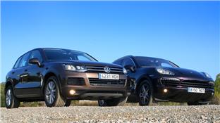 Porsche Cayenne Diésel vs. Volkswagen Touareg Bluemotion