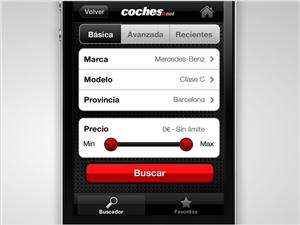 Nueva aplicaci&oacute;n de coches.net para iphone