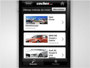 Nueva aplicaci&oacute;n de coches.net para iphone