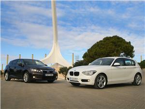 BMW 118d contra Lexus CT 200h Plus